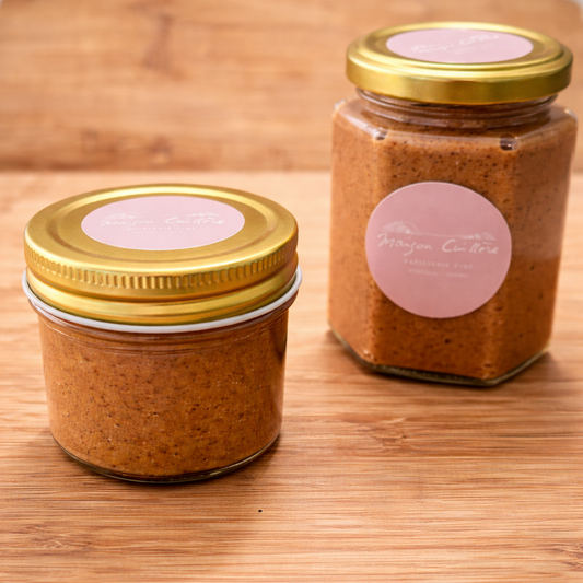 Tartinade chocolat au lait, amandes et fleur de sel